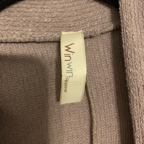 Mauve tie sweater - Picture 4 of 5